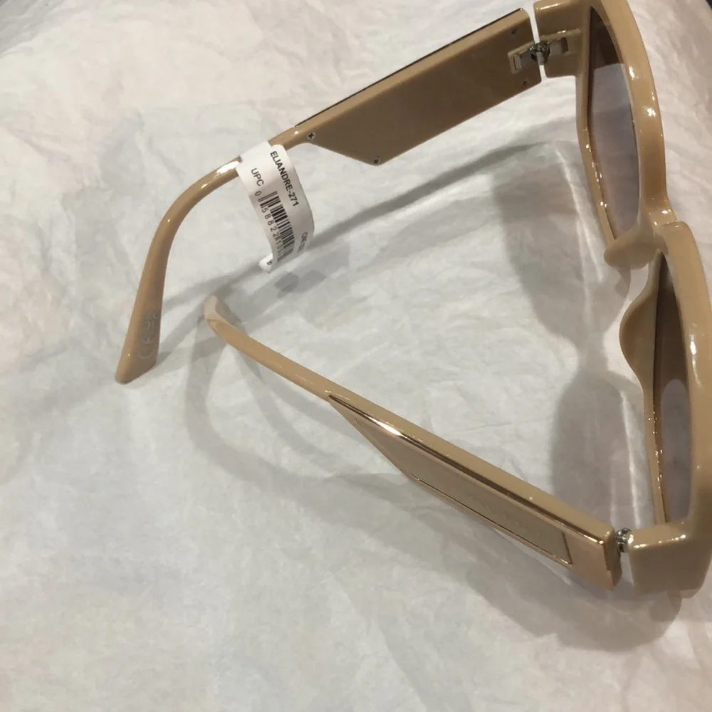Aldo‎ tan Eliandre-271 plastic frame logo fade lens oversized sunglasses new